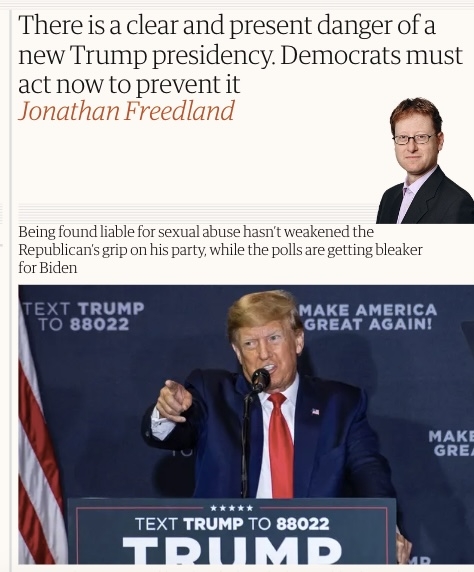 A demokraták ébredjenek fel és kapcsoljanak rá, mert komoly esélye van annak, hogy Trump jövőre újból elnök lesz