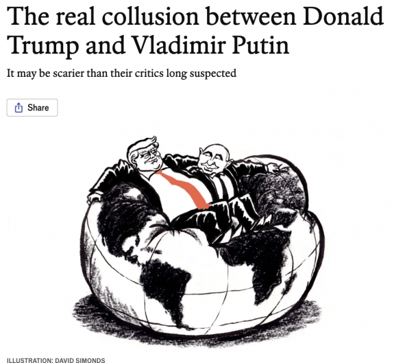 A valódi összejátszás Donald Trump és Vlagyimir Putyin között