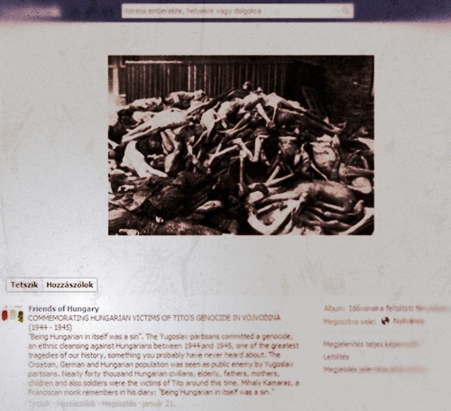 Elképesztő baklövéssel emlékszik a délvidéki vérengzésre a Friends of Hungary