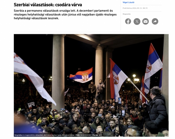 Szerbiai választások: csodára várva