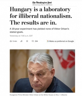 Magyarország az illiberális nacionalizmus laboratóriuma. Az eredmények már láthatók