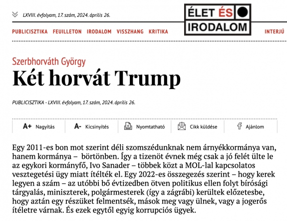 Két horvát Trump