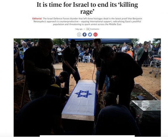  Itt az idő, hogy az izraeli hadsereg véget vessen a vad öldöklésnek