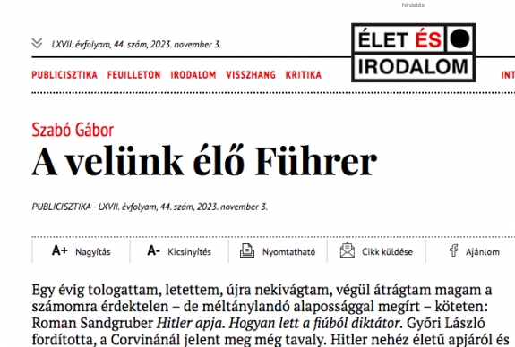 A velünk élő Führer