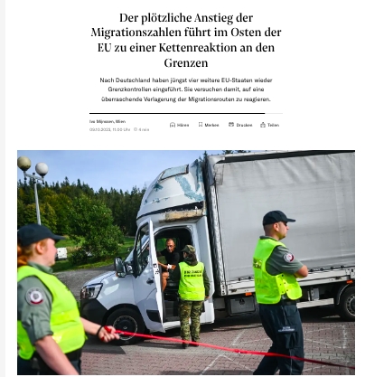 A migrációs számok hirtelen növekedése láncreakcióhoz vezet az EU keleti határain