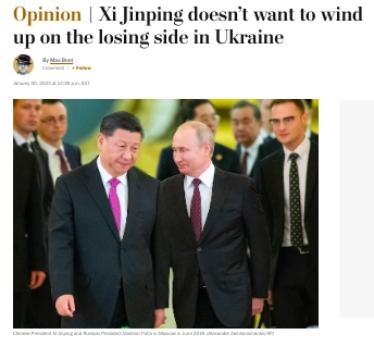 A kínai elnök nem szeretne szívóágra kerülni a háborúban, ezért nem hajlandó segíteni Oroszországnak