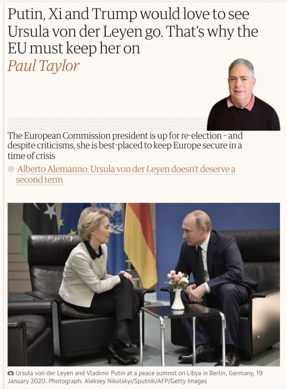 Putyin, Hszi és Trump imádná, ha von der Leyen elbukna. Ezért meg kell tartani a tisztségében 