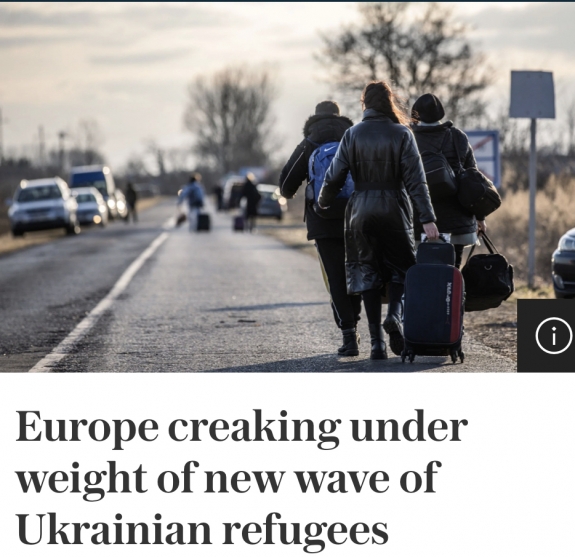 Európa roskadozik az újabb ukrán menekülthullám terhei alatt