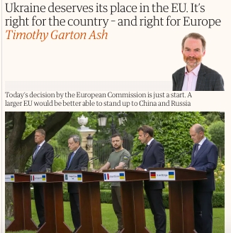 Ukrajnának helye van az EU-ban, ez jó az országnak és jó Európának