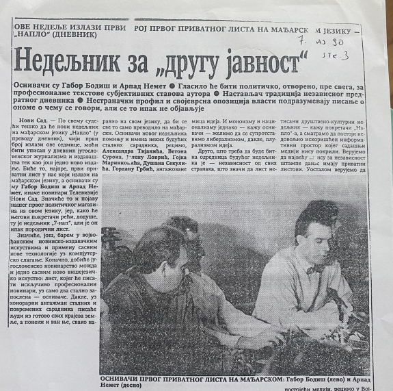 Három esztendő után a naplósok szerte a világban