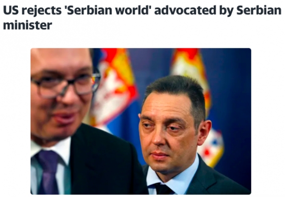Amerika elveti Vulin «szerb világát»