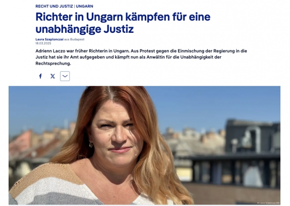 A magyar bírók harcolnak az igazságszolgáltatás függetlenségéért