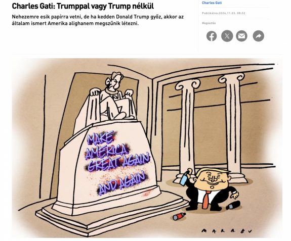 Charles Gati: Trumppal vagy Trump nélkül