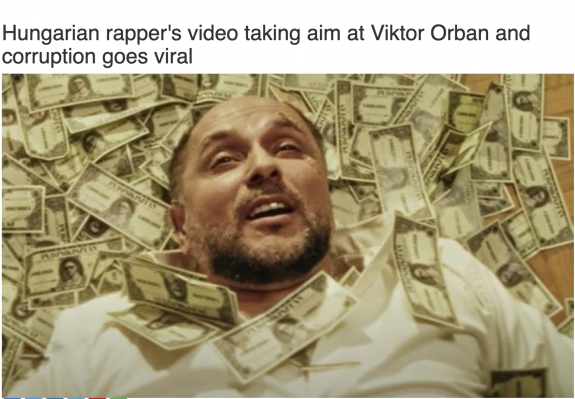 Egy magyar rapper videója Orbán Viktort és a korrupciót célozza meg 