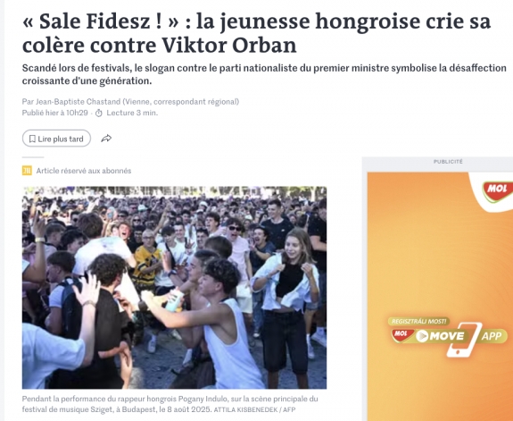 „Mocskos Fidesz!”