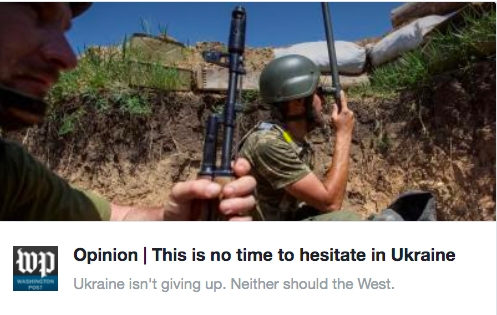 Nincs idő habozásra Ukrajnában