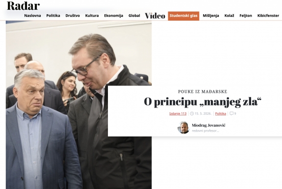 A „kisebbik rossz” elvéről